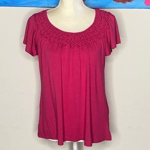 🌸 Woman’s Pink Ruffle Top